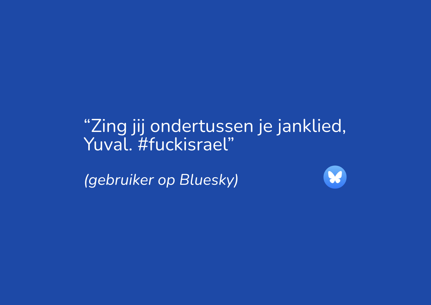 Jankverhaal, zei je?