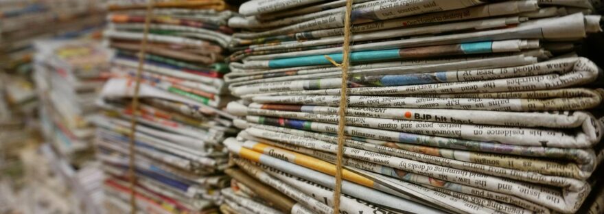 shallow focus photography of magazines